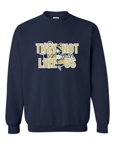 C.D. Hylton Bulldogs They Not Like Us #2 Men's Sweatshirt