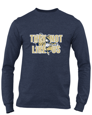 C.D. Hylton Bulldogs They Not Like Us #2 Men's LS T-Shirt