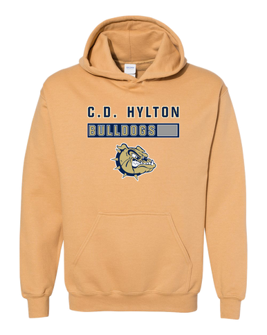 C.D. Hylton Bulldogs Mascot #7 Men's Hoodie