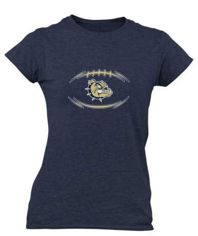 C.D. Hylton Bulldogs Football #3 Women's Premium SS T-Shirt