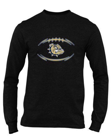 C.D. Hylton Bulldogs Football #3 Men's Premium LS T-Shirt