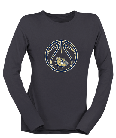 C.D. Hylton Bulldogs Basketball #2 Women's LS T-Shirt