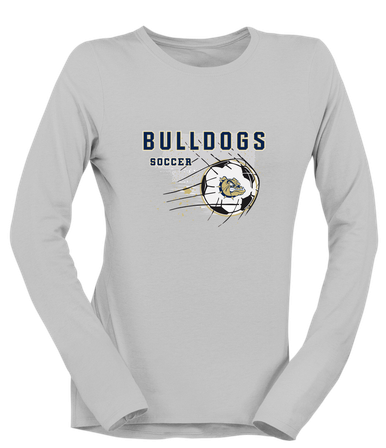 C.D. Hylton Bulldogs Soccer #2 Women's LS T-Shirt