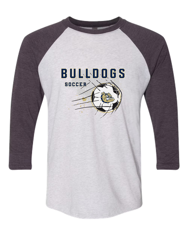 C.D. Hylton Bulldogs Soccer #2 Women's Baseball T-Shirt