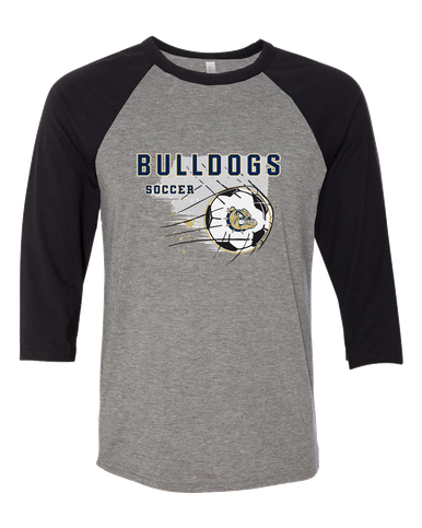 C.D. Hylton Bulldogs Soccer #2 Men's Baseball T-Shirt