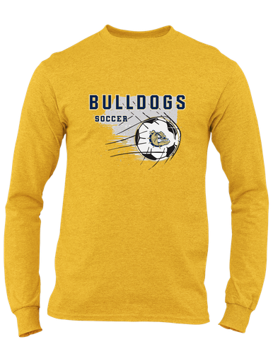 C.D. Hylton Bulldogs Soccer #2 Men's LS T-Shirt