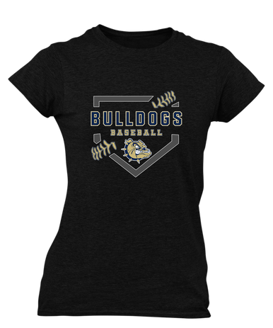 C.D. Hylton Bulldogs Baseball #2 Women's SS T-Shirt
