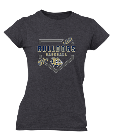 C.D. Hylton Bulldogs Baseball #2 Women's Premium SS T-Shirt