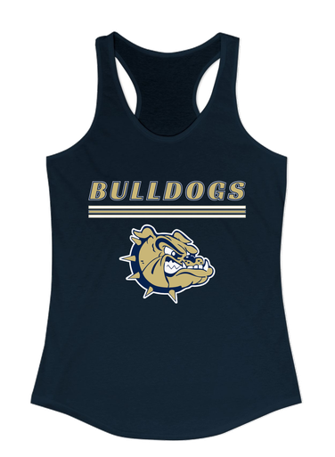 C.D. Hylton Bulldogs Mascot #8 Women's Tank Top