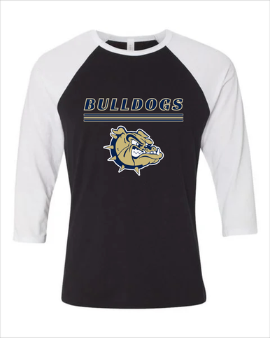 C.D. Hylton Bulldogs Mascot #8 Men's Baseball T-Shirt