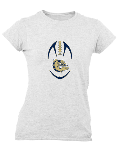 C.D. Hylton Bulldogs Football #4 Women's SS T-Shirt