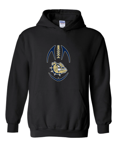 C.D. Hylton Bulldogs Football #4 Men's Hoodie