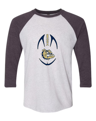 C.D. Hylton Bulldogs Football #4 Men's Baseball T-Shirt