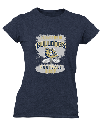 C.D. Hylton Bulldogs Football #6 Women's SS T-Shirt