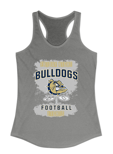 C.D. Hylton Bulldogs Football #6 Women's Tank Top