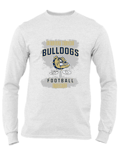 C.D. Hylton Bulldogs Football #6 Men's Premium LS T-Shirt