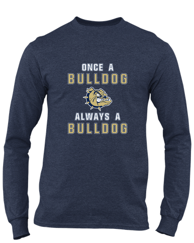 C.D. Hylton Bulldogs Once A Men's LS T-Shirt