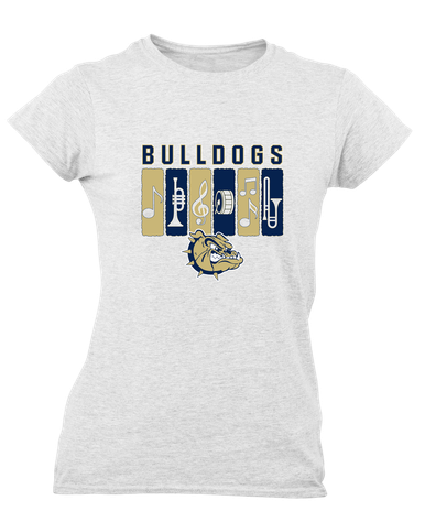 C.D. Hylton Bulldogs Band # 2 Women's SS T-Shirt
