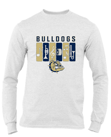 C.D. Hylton Bulldogs Band # 2 Men's LS T-Shirt