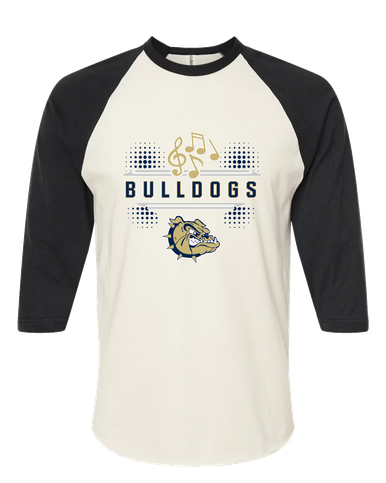 C.D. Hylton Bulldogs Band # 3 Women's Baseball T-Shirt