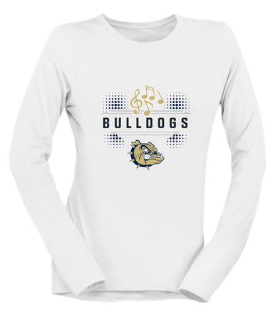 C.D. Hylton Bulldogs Band # 3 Women's Premium LS T-Shirt