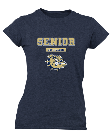 C.D. Hylton Bulldogs Senior #2 Women's SS T-Shirt