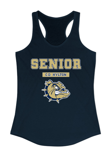 C.D. Hylton Bulldogs Senior #2 Women's Tank Top