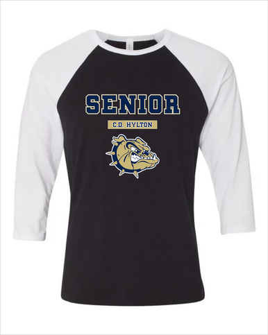 C.D. Hylton Bulldogs Senior #2 Men's Baseball T-Shirt