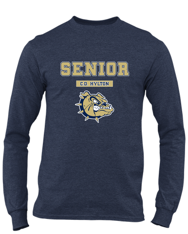 C.D. Hylton Bulldogs Senior #2 Men's LS T-Shirt