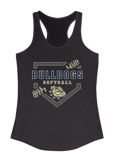 C.D. Hylton Bulldogs Softball #2 Women's Tank Top