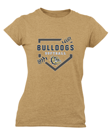 C.D. Hylton Bulldogs Softball #2 Women's SS T-Shirt