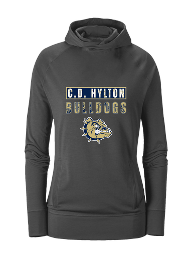 C.D. Hylton Bulldogs Mascot #9 Women's Hoodie
