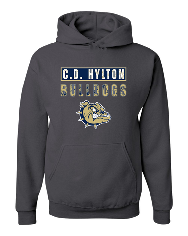 C.D. Hylton Bulldogs Mascot #9 Men's Premium Hoodie