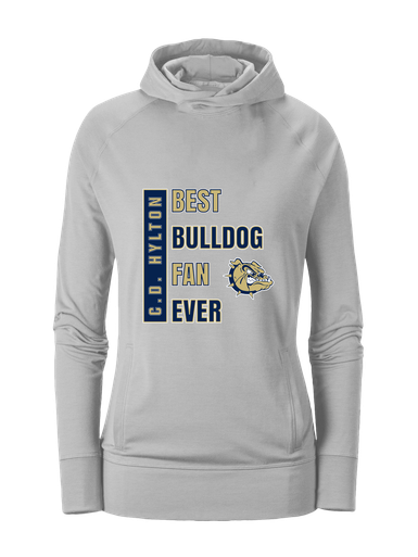C.D. Hylton Bulldogs Best Bulldog Fan Women's Hoodie