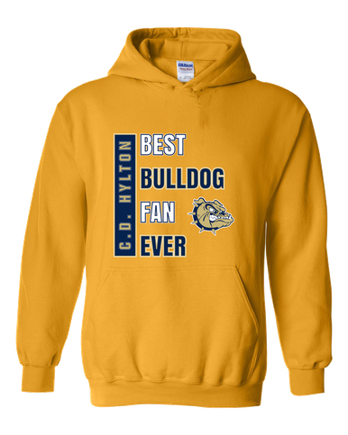C.D. Hylton Bulldogs Best Bulldog Fan Men's Hoodie
