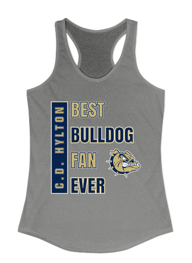 C.D. Hylton Bulldogs Best Bulldog Fan Women's Tank Top