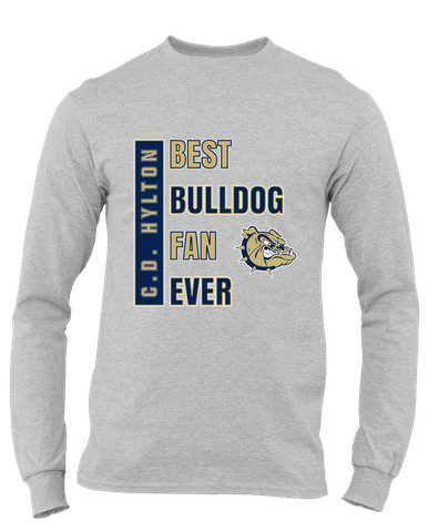 C.D. Hylton Bulldogs Best Bulldog Fan Men's Premium LS T-Shirt