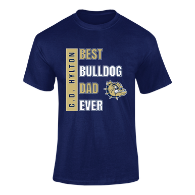 C.D. Hylton Bulldogs Best Bulldog Dad Men's Premium SS T-Shirt