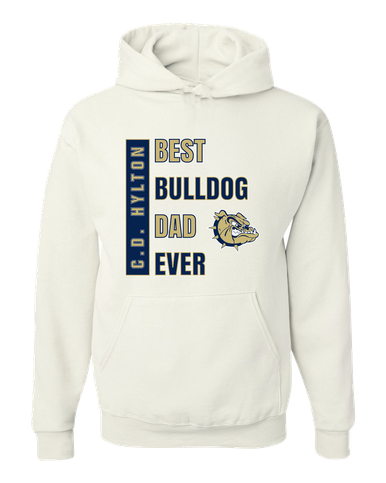 C.D. Hylton Bulldogs Best Bulldog Dad Men's Premium Hoodie