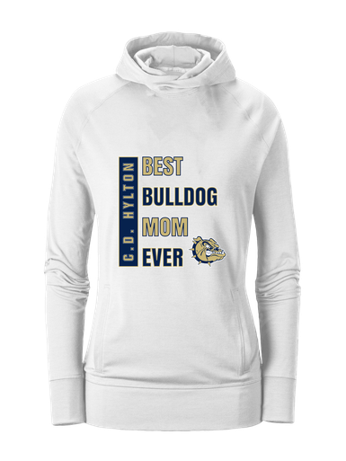 C.D. Hylton Bulldogs Best Bulldog Mom Women's Hoodie