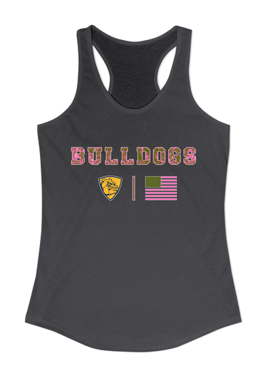 Alhambra Bulldogs Pink Camo Flag Women's Tank Top
