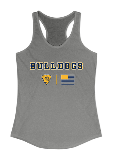 Alhambra Bulldogs Team Colors Flag Women's Tank Top
