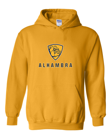 Alhambra Bulldogs Mascot #2 Men's Hoodie