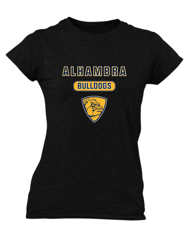 Alhambra Bulldogs Mascot #3 Women's SS T-Shirt