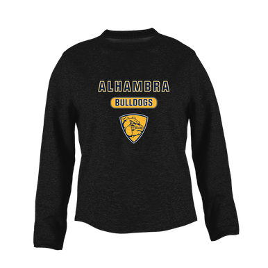 Alhambra Bulldogs Mascot #3 Women's Sweatshirt