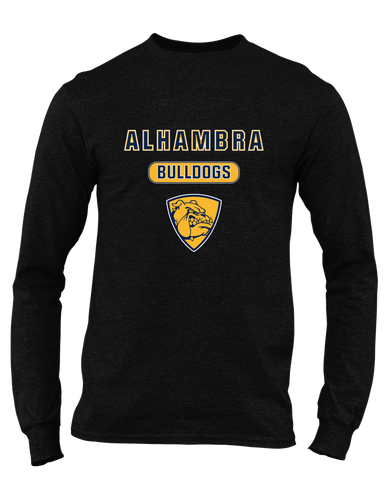 Alhambra Bulldogs Mascot #3 Men's Premium LS T-Shirt