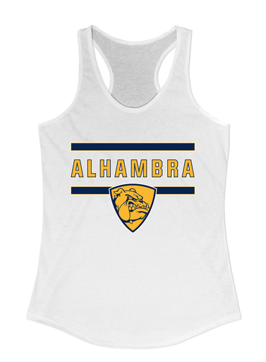 Alhambra Bulldogs Mascot #4 Women's Tank Top