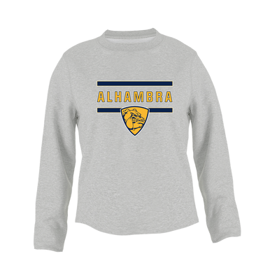 Alhambra Bulldogs Mascot #4 Women's Sweatshirt