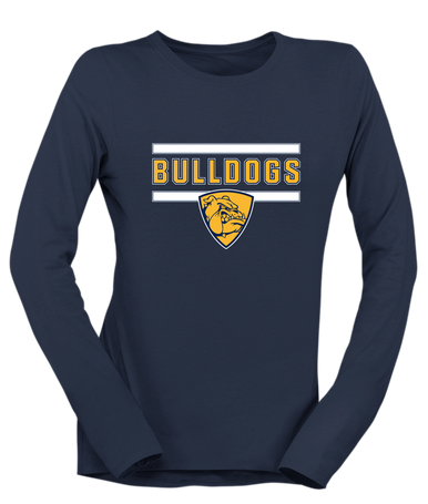 Alhambra Bulldogs Mascot #5 Women's Premium LS T-Shirt