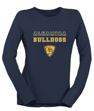 Alhambra Bulldogs Spirit Women's LS T-Shirt